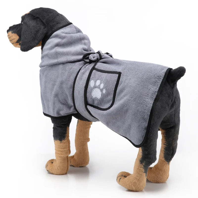 Super Absorbent Dog Bathrobe Towel